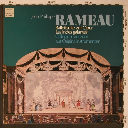 Rameau,Jean Philippe: Ballettsuite"Les Indes Galantes", Harmonia Mundi(065-99 864), D, m /m-, 1967 - LP - L9071 - 12,50 Euro