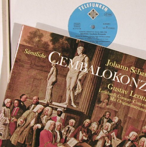 Bach,Johann Sebastian: Sämtliche Cembalokonzerte, Box, Telefunken(6.35049 FX), D,  - 5LP - L9086 - 24,50 Euro
