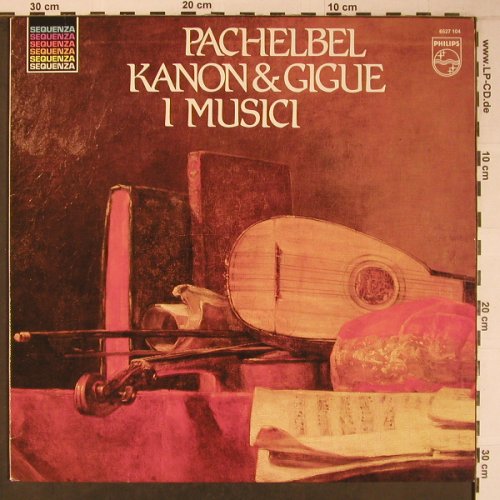 Pachelbel,Johann/ Händel / Bach: Kanon & Gigue, Philips Sequenza(6527 104), NL, Ri,  - LP - L9105 - 7,50 Euro