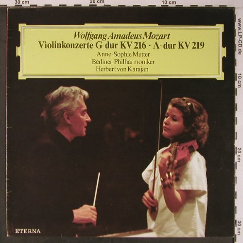 Mozart,Wolfgang Amadeus: Violinkonzerte Nr.3 G-dur&Nr5 A-dur, Eterna(8 27 621), DDR, 1982 - LP - L9106 - 7,50 Euro