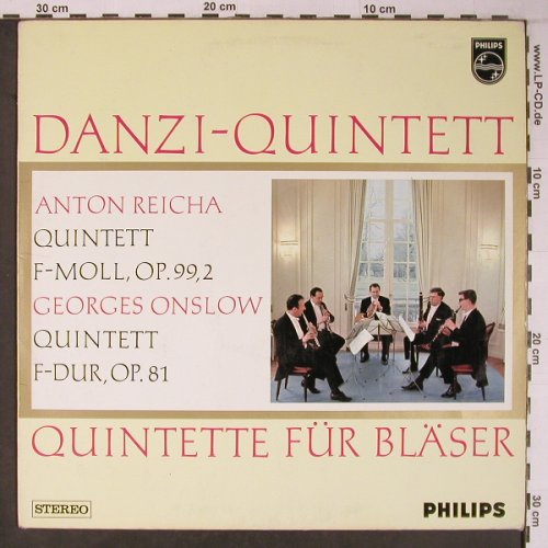 Reicha,Anton  / Georges Onslow: Quintett f-moll,op.99,2/f-dur,op.81, Philips(802 792 DXY), NL,vg+/vg+,  - LP - L9109 - 5,00 Euro
