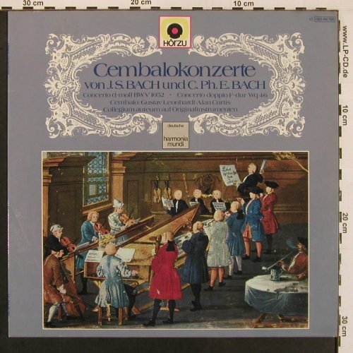 Bach,Johann Sebastian/C.P.E.Bach: Cembalo Konzerte,1052 / Wq 46, HörZu/HarmoniaMundi(065-99 785), D,  - LP - L9122 - 7,50 Euro