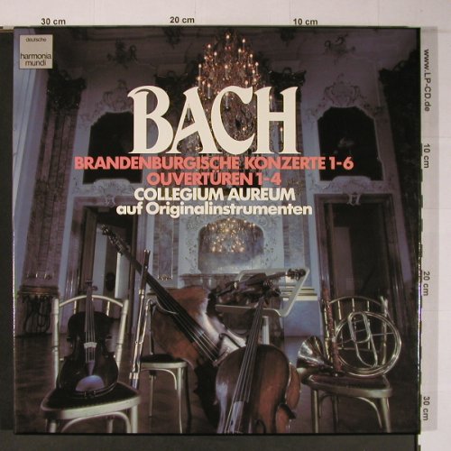 Bach,Johann Sebastian: Brandenburgische Konzerte1-6/Ouv1-4, Harmonia Mundi(J 071), D, Ri,  - 4LP - L9130 - 24,00 Euro