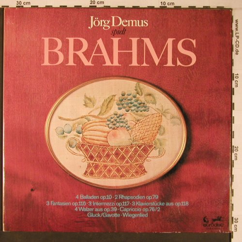 Brahms,Johannes: Jörg Demus spielt, m-/vg+, Eurodisc(30 915 5), D,Club Ed.,  - 2LP - L9147 - 7,50 Euro