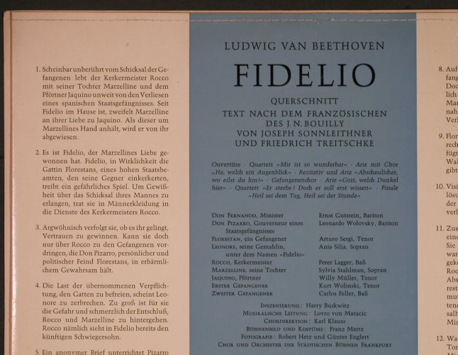 Beethoven,Ludwig van: Fidelio-Querschnitt, Foc,VG+/VG+, Cotta Tonbildschau(TBS 602), D, 1962 - LP - L9154 - 20,00 Euro