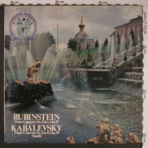 Rubinstein,Anton: Piano Concerto No.3 op.45/No.3,op50, Ember(ECL 9037), UK, 1975 - LP - L9191 - 20,00 Euro