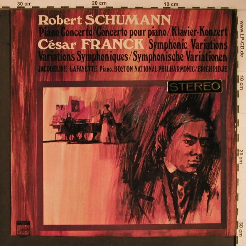 Schumann,Robert / Franck: Piano Concerto,op.54/Klav.kon op.54, Saga, bad press.(STFDY 2044), UK, 1967 - LP - L9192 - 20,00 Euro
