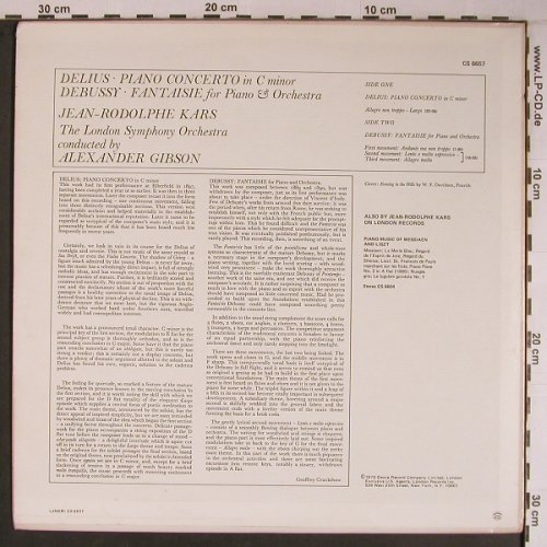 Delius,Frederick / Debussy: Piano Concerto in C Minor, London ffrr(CS 6657), UK, 1970 - LP - L9196 - 12,50 Euro