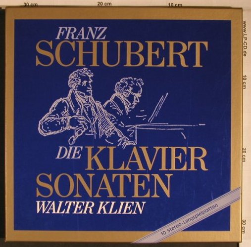 Schubert,Franz: Die Klaviersonaten, Walter Klien, FSM / Vox(FSM 110 VXDS), D, Box,  - 10LP - L9207 - 65,00 Euro