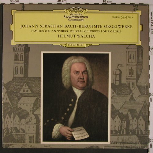Bach,Johann Sebastian: Berühmte Orgelwerke, m-/vg+, D.Gr.(138 958), D, Ri,  - LP - L9236 - 6,00 Euro