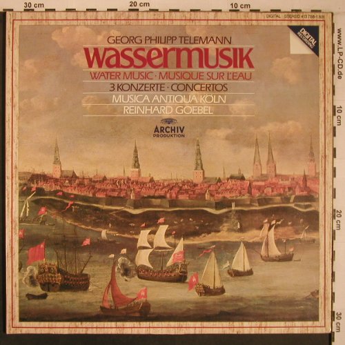 Telemann,Georg Philipp: Wassermusik 3 Concertos, Archiv(413 788-1), D Foc, 1984 - LP - L9258 - 7,50 Euro