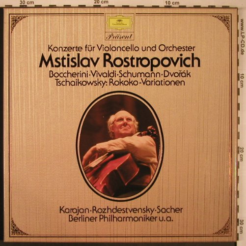 Rostropovich,Mstislav: Konzerte für Violoncello u.Orch,Box, D.Gr. Präsent(2726 519), D, 1981 - 2LP - L9261 - 9,00 Euro