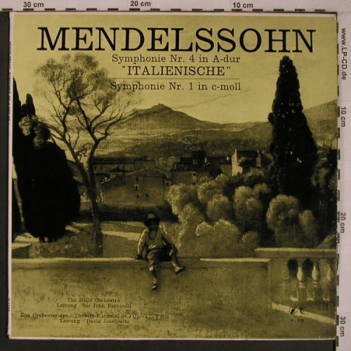 Mendelssohn-Bartholdy,Felix: Symphonie Nr.4 a-dur , Nr.1c-moll, MMS(M-2235), D,vg+/vg+,  - LP - L9271 - 6,00 Euro