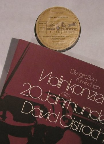 Oistrach,David: Russische Violinkonzerte, Box, Melodia / Eurodisc(89 511 XGK), D, 1975 - 3LP - L9288 - 29,00 Euro