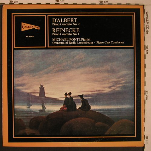 d'Albert,Eugène/Reinecke: Piano Concerto No.2/Piano C.No.1, Candide(CE 31078), US, vg+/m-,  - LP - L9290 - 5,00 Euro