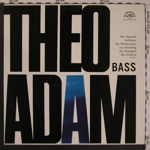 Adam,Theo: Bass, in German, Supraphon(SUA ST 50734), CZ,  - LP - L9304 - 7,50 Euro