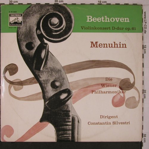 Beethoven,Ludwig van: Violinkonzert D-Dur op.61, vg+/vg+, Electrola(E 91 082), D,  - LP - L9312 - 6,00 Euro