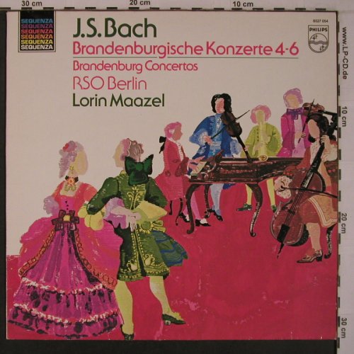 Bach,Johann Sebastian: Brandenburgische Konzerte 4-6, Philips Sequenza(6527 054), NL, Ri,  - LP - L9329 - 6,00 Euro