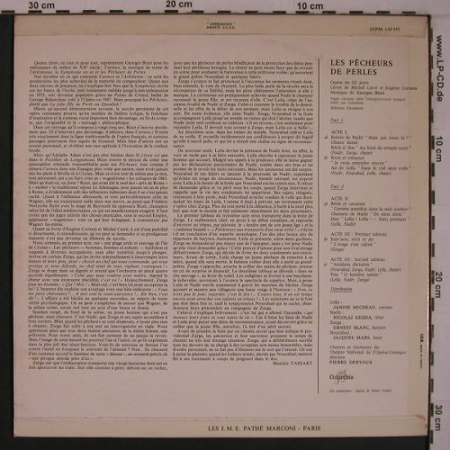 Bizet,Georges: Les Pecheurs de Perles(Extraits), EMI Columbia(CCPM 130 553), F, vg+/m-, 1978 - LP - L9347 - 9,00 Euro