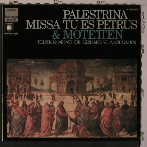 Palestrina,Giovani Pierluigi da: Missa Tu es Petrus & Motetten, Foc, Harmonia Mundi(065-99 685 Q), D, 1974 - LPQ - L9353 - 12,50 Euro