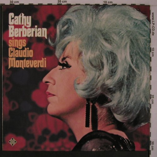 Berberian,Cathy: sings Claudio Monteverdi, Telefunken(6.41956 AW), D, 1975 - LP - L9354 - 20,00 Euro