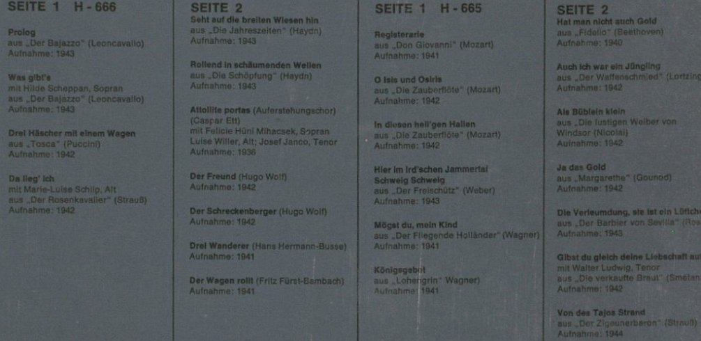 Hann,Georg: Das Goldene Buch der Stimme 5,Foc, Historia(H-665/666), D, m-/VG-,  - 2LP - L9355 - 6,00 Euro