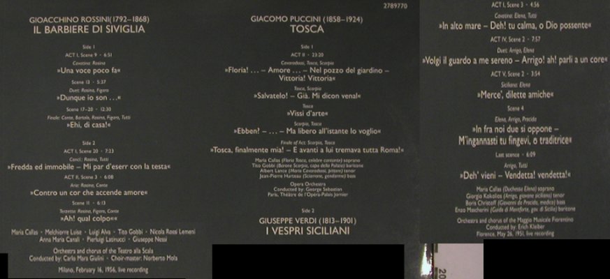 Callas,Maria: La Divina Vol.7, m-/vg+, Gli die d.M/Classicaphon(2789770), D,  - 2LP - L9362 - 9,00 Euro