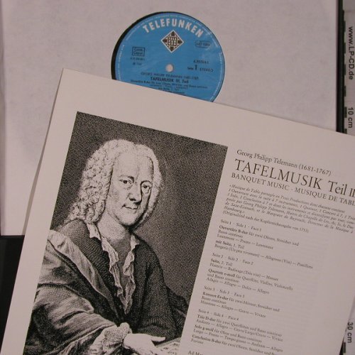 Telemann,Georg Philipp: Tafelmusik,Teil III, Box,Ri, Telefunken(6.35064 DX), D,  - 2LP - L9376 - 12,50 Euro