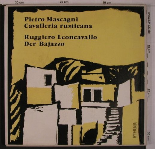Mascagni,Pietro/Leoncavallo: Cavalleria Rusticana/Bajazzo,Box, Eterna(8 20 245-247), DDR, Mono, 1969 - 3LP - L9377 - 40,00 Euro