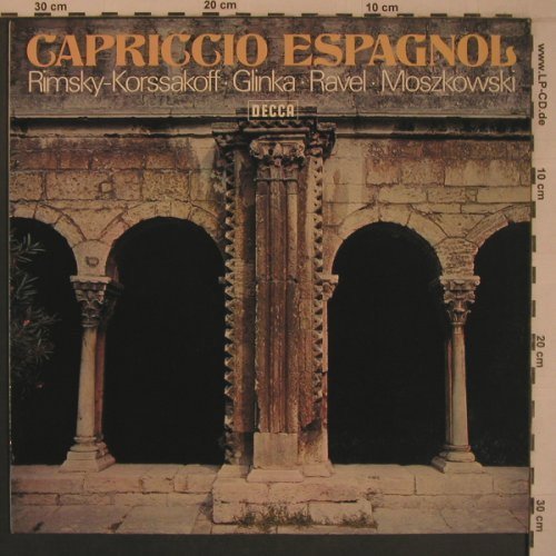 V.A.Capriccio Espagnol: Rimsky-K.,Glinka,Ravel,Moszkowski, Decca(6.4196 AG), D, Ri, 1971 - LP - L9378 - 6,00 Euro