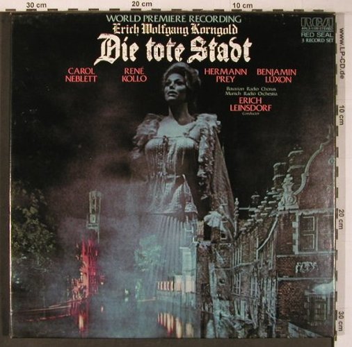 Korngold,Wolfgang: Die Tote Stadt, Box, RCA Red Seal(ARL3-1199), US, 1975 - 3LP - L9389 - 17,50 Euro