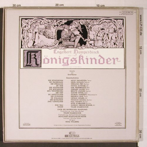 Humperdinck,Engelbert: Königskinder, Box, EMI(157-30 698/700), D, 1977 - 3LPQ - L9397 - 14,00 Euro