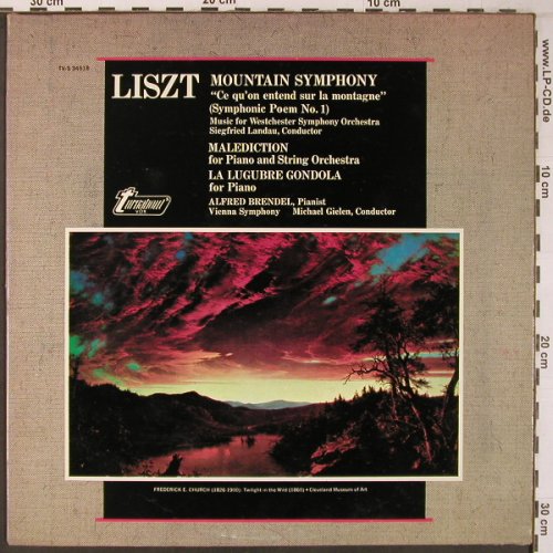Liszt,Franz: Mountain Symphony/Malediction, Turnabout Vox(TV-S 34518), US, 1972 - LP - L9400 - 12,50 Euro