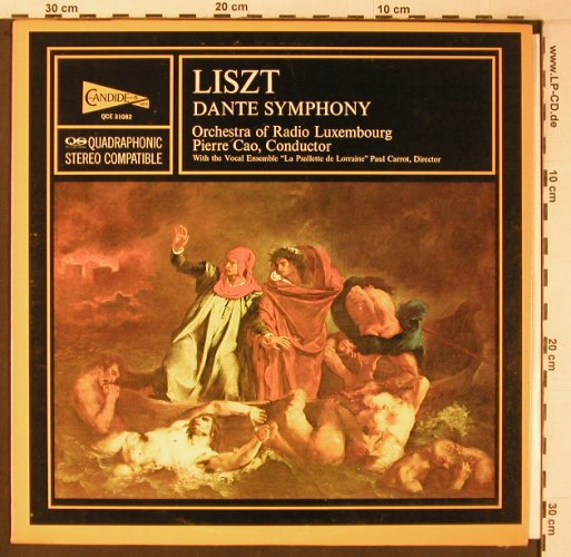 Liszt,Franz: Dante Symphony, Candide(QCE 31082), US, 1974 - LPQ - L9401 - 11,50 Euro
