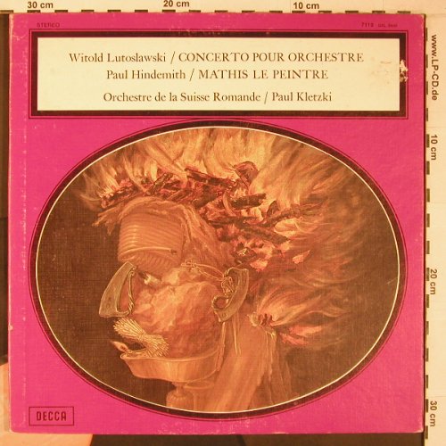 Lutostawski,Witold/Hindemith: Concerto Pour Orch/Mathis LePeintre, Decca(7.119 SLX 6.445), F, Foc, 1969 - LP - L9408 - 30,00 Euro