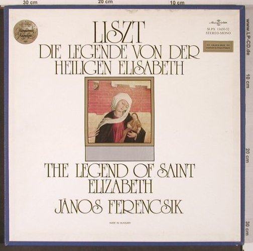 Liszt,Franz: Die Legende von der Heiligen Elisab, Hungaroton(SLPX 11650-52), H, Box,  - 3LP - L9410 - 18,00 Euro
