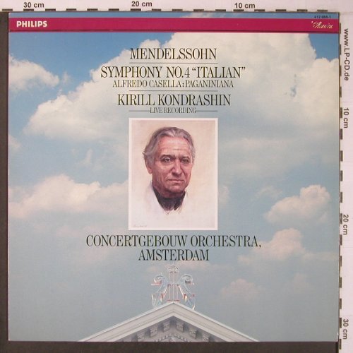 Mendelssohn Bartholdy,Felix: Symphony No.4 Italian, Philips(412 068-1), NL, 1979 - LP - L9415 - 9,00 Euro