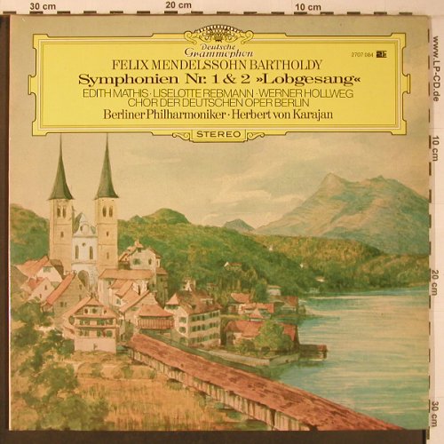 Mendelssohn Bartholdy,Felix: Sinfonie Nr.1 & 2 Lobgesang, D.Gr.(2707 084), D, Foc, 1973 - 2LP - L9426 - 13,00 Euro