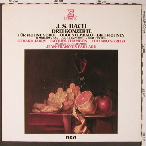 Bach,Johann Sebastian: Drei Konzerte, Erato(ZL 30507 AS), D, 1976 - LP - L9442 - 9,00 Euro