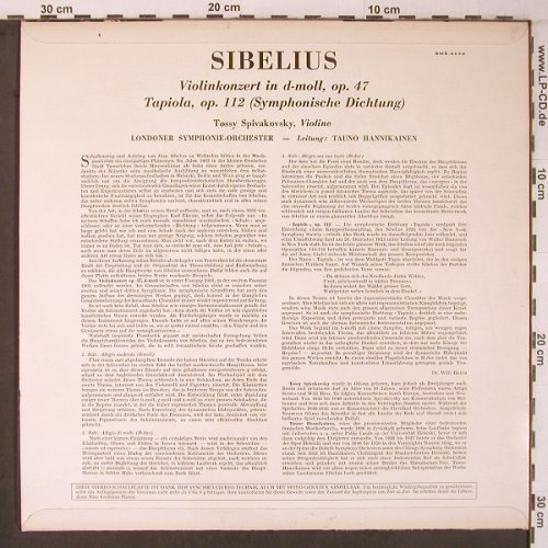 Sibelius,Jean: Violin Concerto in dminor op.47,112, Concert Hall(SMS-2559), ,  - LP - L9471 - 12,50 Euro