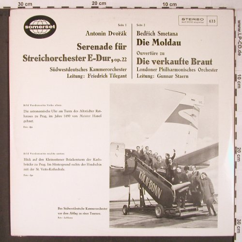 Dvorak,Antonin / Smetana: Serenade f.Streichorch.op.22/Moldau, Somerset(633), D,  - LP - L9474 - 7,50 Euro
