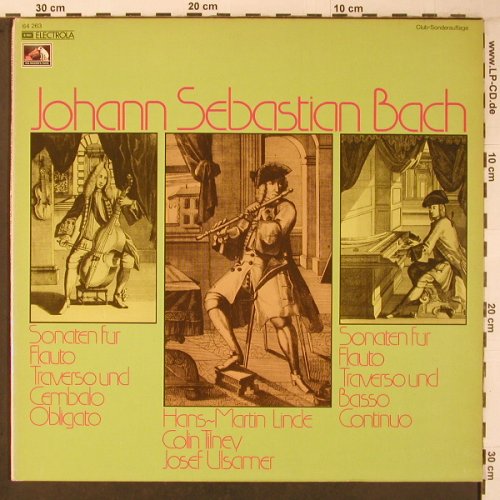Bach,Johann Sebastian: Sonaten für Flauto u.Cembalo Obliga, EMI(64 263), D,Club.Ed., 1975 - LP - L9475 - 7,50 Euro