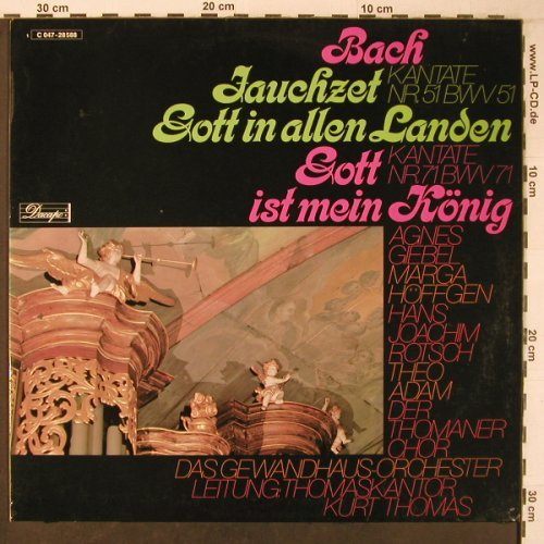 Bach,Johann Sebastian: Kantaten Nr. 51 und Nr. 71, Dacapo(C 047-28 588), D, Ri,  - LP - L9482 - 6,00 Euro