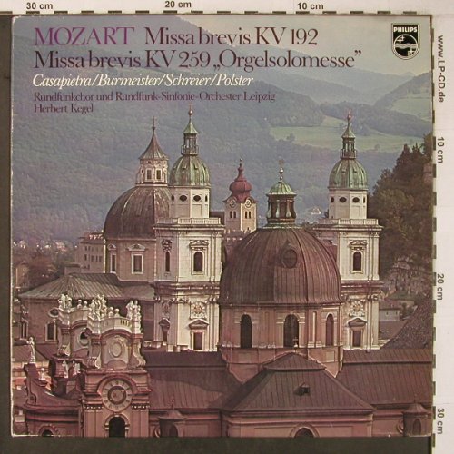Mozart,Wolfgang Amadeus: Missa Brevis KV 192,KV259-Orgelsolo, Philips(6500 867), D, 1974 - LP - L9485 - 8,00 Euro