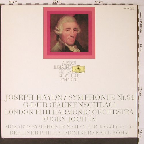 Mozart,Wolfgang Amadeus: Symphonie Nr.41,KV551/Sym Nr.94, D.Gr.(2545 008), D, Foc,  - LP - L9490 - 6,00 Euro
