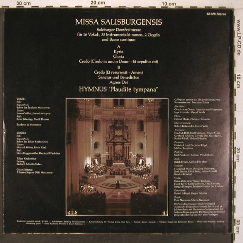 V.A.Missa Salzburgensis: Domfestmesse, BASF Harmonia Mundi(63 828), D, DSC, 1975 - LP - L9495 - 7,50 Euro