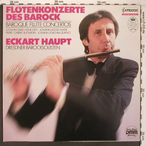 V.A.Flötenkonzerte des Barock: Heinichen,Hasse,Buffardin,Quantz, Capriccio(C 27 155), D, Foc, 1988 - LP - L9496 - 6,00 Euro
