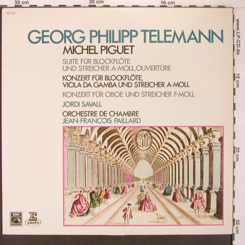Telemann,Georg Philipp: Suite für Blockflöte u.Streicher, EMI/Erato(62 758), D, 1972 - LP - L9501 - 8,00 Euro