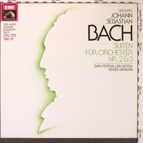 Bach,Johann Sebastian: Suiten für Orchester Nr. 2 & 3, EMI, Vol.11(29 0373-1), D, Ri,  - LP - L9506 - 6,00 Euro