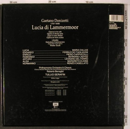 Donizetti,Gaetano: Lucia di Lammermoor(1960),Box, EMI(29 0876 3), D,Ri, 1986 - 2LP - L9528 - 19,00 Euro